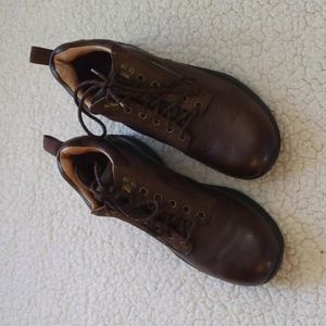 Thad Stuart Brown Leather Rocky Boot (Mid Ankle Casual Shoes) EU 44 = US 10